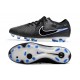 Nike Tiempo Legend 10 Elite FG Crampon Noir Chrome Hyper Royal