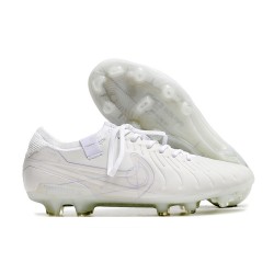 Nike Tiempo Legend 10 Elite FG Crampon Blanc