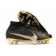Nike Air Zoom Mercurial Superfly IX Elite FG Noir Argent Or