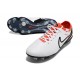 Nike Tiempo Legend 10 Elite FG Crampon Blanc Noir Pourpre
