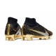 Nike Air Zoom Mercurial Superfly IX Elite FG Noir Argent Or