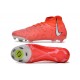 Nike Phantom Luna Elite FG Crampons Pourpre Blanc